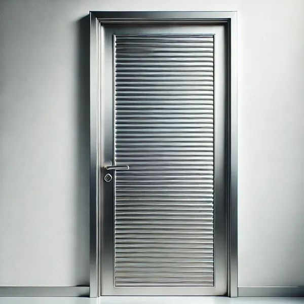 Porta Em Aço Inox