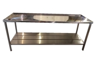 mesa de aço inox